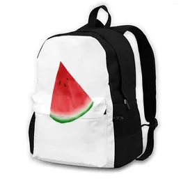 Backpack Watermelon Teen College Student Laptop Travel Bags Summer Fruit Cute Vsco Healthy Food Eats