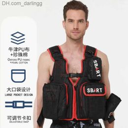 Life Vest Buoy Multi functional life jacket multiple pockets etc. Fishing vest ocean fishing life vestQ240412