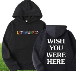 Designer s Hoodies Man Letter Print Swag WISH YOU WERE HERE Brand Hoodie Size M-XXXL8708059