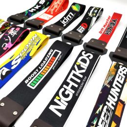 New Decorative Car Tow Strap Universal JDM RACING Car Tow Auto Trailer Ropes Front and Rear Bumper Trailer Towing Strap Decor