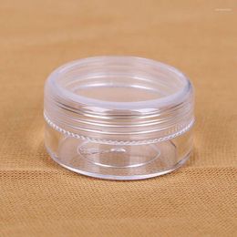 Storage Bottles 300pcs 2g Empty Cosmetic Tin Sample Plastic Cream Jars Packaging Containers Makeup Display Mini Bottle