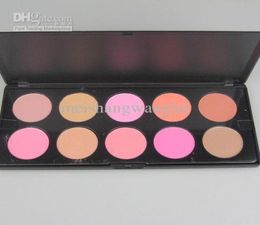 Professional 10 Colors Blusher Makeup Palatte Pressed Powder Blush Blinking And Graceful Powder 1 pcspacket8538791