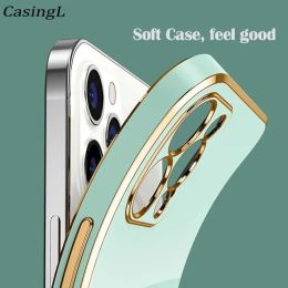 For Tecno Spark Go 2024 Case Silicone Soft Electroplate Plating Maple Leaf Shockproof Bumper Cover For Spark Go 2023 20C Shell