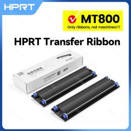 Printers Impressora termica Consumables 2 Rolls/Box Cartridges HPRT Thermal Transfer Dedicated Ribbon For Portable MT800 Mobile Printe