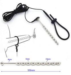 Electric Shock SM Toys Electro Urethral Catheter Stimulate Nipple Clip Pulse Kit Anal Vibrator Adult Sex Toys For Women Men7075384