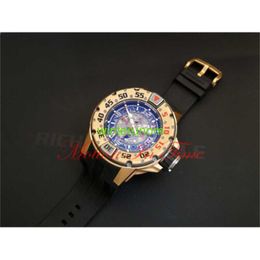 Swiss Luxury Watch RM Wristwatch Richardmills Rm028 Diver Automatic 18k Rose Gold 47mm 300mm Skeleton Black Rubber HB6R