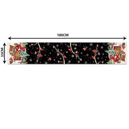 Christmas Tree Truck Snowman Linen Table Runners Kitchen Table Decor Farmhouse Dining Table Runners Christmas Decorations