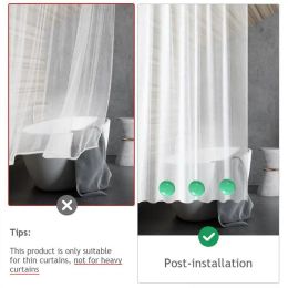 Shower Curtains Weights 10pcs Round Magnetic Tablecloth Weights For Picnic Table Curtains Weights To Avoid Blowing Around For