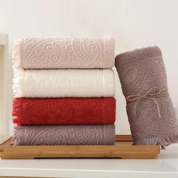 Towel Cotton Tassel Solid Color Face Nordic Thick Jacquard Rectangle Towels Adults Kids Home Bathroom El Toalha Toalla