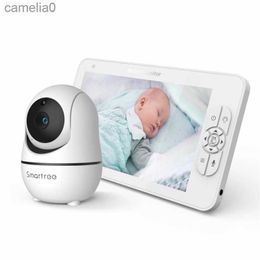 Baby Monitors 7-inch video baby monitor 1080P high-definition display IPS 2 HDCams ports 24-hour battery life 1000 foot range split modeC240412