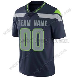 Custom Personalize Sewn On Name No.DK Metcalf Tyler Lockett Geno Smith Tariq Woolen Smith-Njigba Witherspoon Sam Howell Jersey 240402