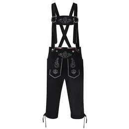 Men's Pants Luxury Suspender Embroidered Men Casual Fashion Denim Jeans Man Trousers Y2k Clothes Gym Work Pantalones Formal Streetwear