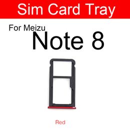 SIM Card Slot Tray Holder Adapter For Meizu Note 8 Note8 M822h M822q Memory Sim Reader Card Socket Replacement Parts
