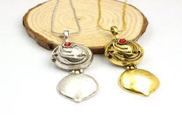 Pendant Necklaces Vintage Jewelry Chains The Vampire Diaries Elena vervain Necklace Locket Pendants Elena Nina Gold Silver Plated 1660232