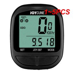 1~5PCS Computer Wired Waterproof Bigital Bike Speedometer Odometer with Backlight Bike Stopwatch Speed Counter Code
