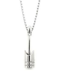 Mini Engine Piston Pendant Stainless Steel Necklace Biker Motorcycle Enthusiast Torque Necklaces Men Punk Rocking Jewellery SN631632598