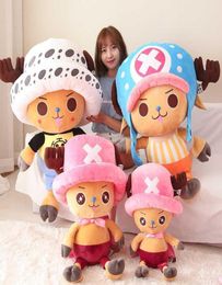 Big Size Anime One Piece Chopper Plush Stuffed Doll Toy Kawaii Cute Lovely Soft Plush Toys Kids Pillow Gift Birthday G0912158628