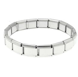 Italian Link Stainls Steel Modular Bracelets 18pcs Links Italian Charm Bracelet19154626514