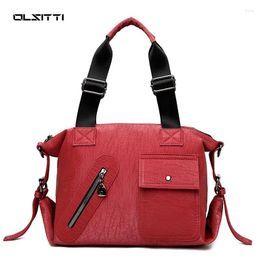 Bag OLSITTI Women Handbag Canvas Shoulder Bags For 2024 Designer Casual Clutch Purse Crossbody Sac A Main