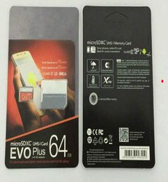 1pcs 32GB64GB128GB256GB EVO Plus micro sd card U3smartphone TF card C10Tablet PC SDXC Storage card 95MBS3285180
