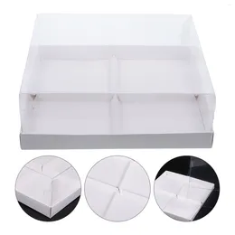 Take Out Containers 5 Pcs Bakery Supplies Biscuit Case Cupcake Party Accessory Pastry Box Clear Cookie