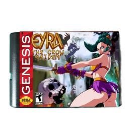 Accessories Eyra the Crow Maiden Genesis 16 Bit Game CARTRIDGE