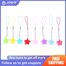 Cute Resin Star Charms Pendants 8 Colours Star Phone Charm/ Phone Chain/ Phone Strap / Mobile Phone Accessories / Y2K Phone Charm