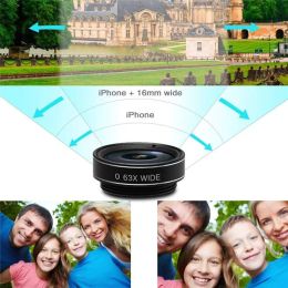 5/7/10 In 1 Universal Mobile Phone Lens Wide-angle Macro Fisheye Lens External Camera Close Range Lens For iPhone Samsung Sony