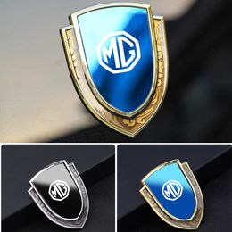 3D Metal Car Trunk Window Side Emblem Badge Decal Sticker for MG Morris Garages TF ZR ZS HS GS GT RX5 RX8 MG3 MG5