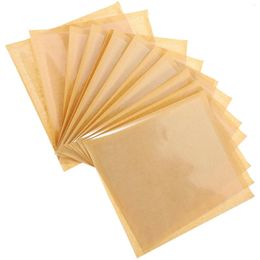 Take Out Containers 100 Pcs Bread Bags Kraft Paper Snack Convenient Treat Homemade Bakery Supply Window