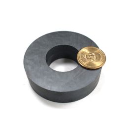 1Pc Large Ceramic Donut Magnet Ring Ferrite Magnet 70x10mm Hole 32mm Permanent Magnets 70x10x32mm Black Round Speaker Ceramic