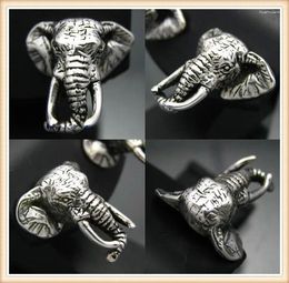 Stud Earrings Est Wholesale Retro Hippie Elephant Earring For Women Men Fashion Animal Watch Jewelry