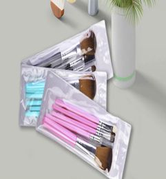 Drop 5pcs Travel Portable Mini Eye Makeup Brushes Set for Eyeshadow Eyeliner Eyebrow Lip brues Make Up Brushes kit Professiona9353896