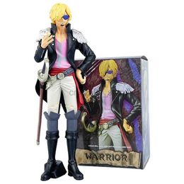 Comics Heroes 17cm Anime Peripherals One Piece Anime Figures Sanji Smoking Action Figure PVC Collection Model Doll Ornaments Toy Birthday Gift 240413