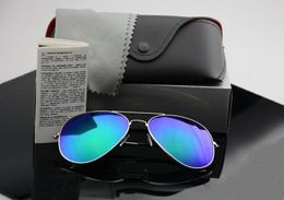 2019 High quality Polarized lens pilot Fashion Sunglasses For Men and Women Brand designer Vintage Sport Sun glasses With case and4815525