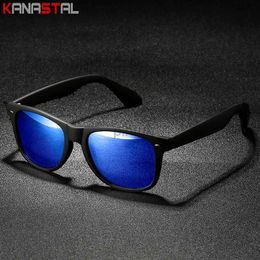 Sunglasses Mens Polarized Sunglasses UV400 Women Sun Glasses PC Square Eyeglasses Frame Driving Beach Bike Travel Anti Glare Shade Eyewear 240412