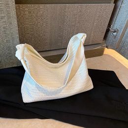 Evening Bags High Capacity Bucket For Women Casual Canvas Tote Female Shoulder Bag Travel Handbag Korean Ladies Shopper Commute