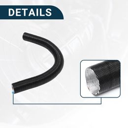 X Autohaux 22mm/42mm/60mm Car Heater Ducting Pipe Hose Warm Air Ducting Parking Heater Hose Adjustable 0.5M-2M Length