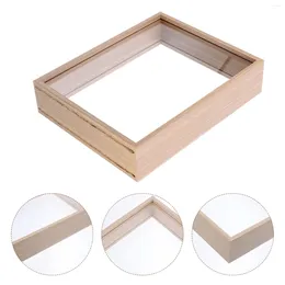 Frames Small Display Case Picture Frame Shadow Pressed Flower Dried Holder Specimen Butterflies Cabinets