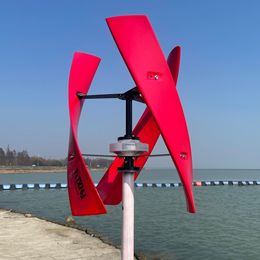 10kw Vertical Axis Wind Turbine 48V Alternative Energy Generator 220v AC Output Household Complete Kit with Controller Inverter