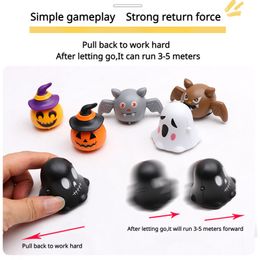 Halloween Novelty Funny Pumpkin Ghost Bat Back Force Car Holiday Party Fun Prize Children's Little Toys