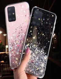 Phone Case for Samsung Galaxy S20 Ultra S10 S9 S8 Plus Note 10 Pro A51 A71 A81 A91 A10 A20 A30 A50 A70 Bling Glitter Star Cases5658035