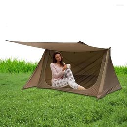 Tents And Shelters 2-Person Outdoor Ultralight Camping Tent Professional Rodless Waterproof Hiking Travel