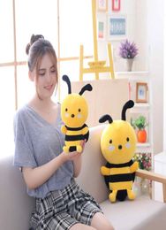 20CM cute bee pillow plush toy grab machine doll children gift Boys and Girls Toys Stuffed Animals Movies TV242f6938410