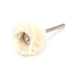 2.35/3mm Shank Wool Felt Polishing Wheel Portable Flat Brush Buffing Wheel Rotary Tool Accessory for Metal Jewellery Wood