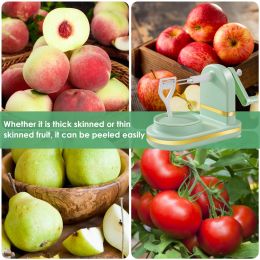 Hand-cranked Multifunctional Apple Peeler Machine Set Home Fruit Rotary Peeler With Apple Slicer Corer Cutter For Kitchen Tools