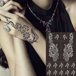 Painting Wedding Tool Hand Body Art Sticker Template Henna Stencil Hollow Drawing Template Temporary Tattoo Stencil