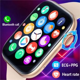 Watches 2024 ECG+PPG Smart Watch Men Outdoor Sports Fitness Bracelet Heart Rate Health Monitoring Women Bluetooth Call SmartWatch