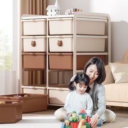 Mobile storage cabinet bookshelf storage rack living room baby Children's toy home bedroom floor kitchen cabinets drawer