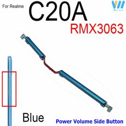 Power Volume Buttons For OPPO Realme C20 C20A C21 C21Y C25 C25Y C25S ON OFF Power Volume UP Down Side Keys Flex Cable Spare Part